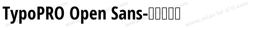 TypoPRO Open Sans字体转换